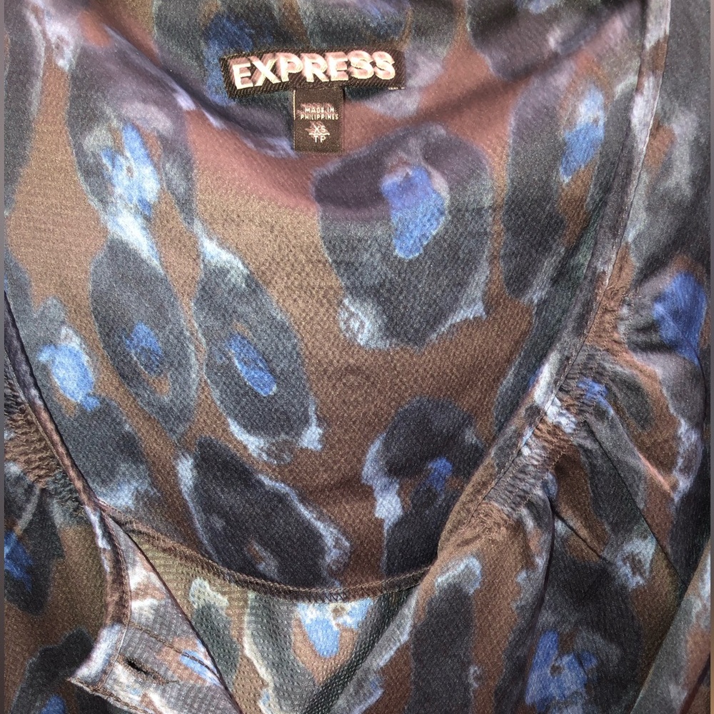 Express XS leopard dress